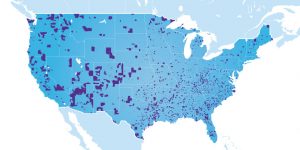 opportunity zones in the USA- map