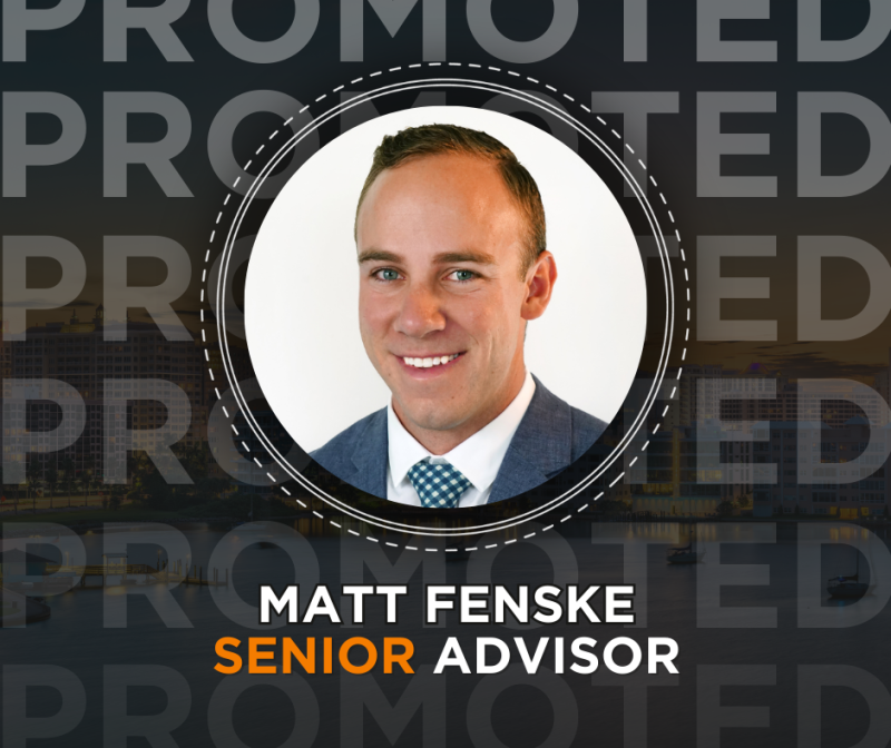 Matt Fenske Promotion to Senior Advisor